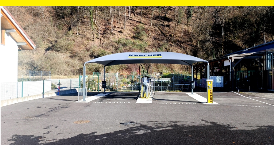 Station de lavage voiture extérieur à Thônes Station de lavage voiture extérieur à Thônes